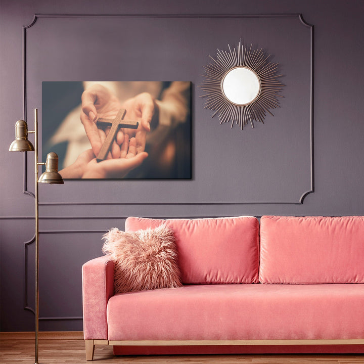 Kanva - Krusts uz rokām, N-2620 X-ART