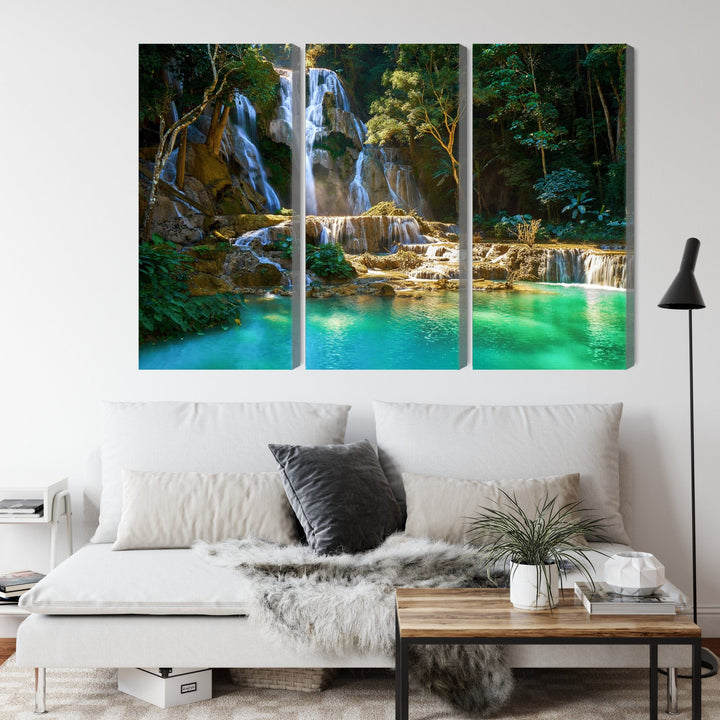 Kanva - Kuang Si ūdenskritums, N-3212 X-ART