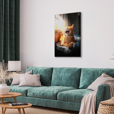 Kanva - Laimīgs kaķis saullēktā, 150142 G-ART