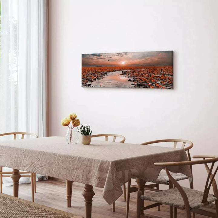 Kanva - Liliju taka - pelēkos un rozā toņos - 107304 ART XL