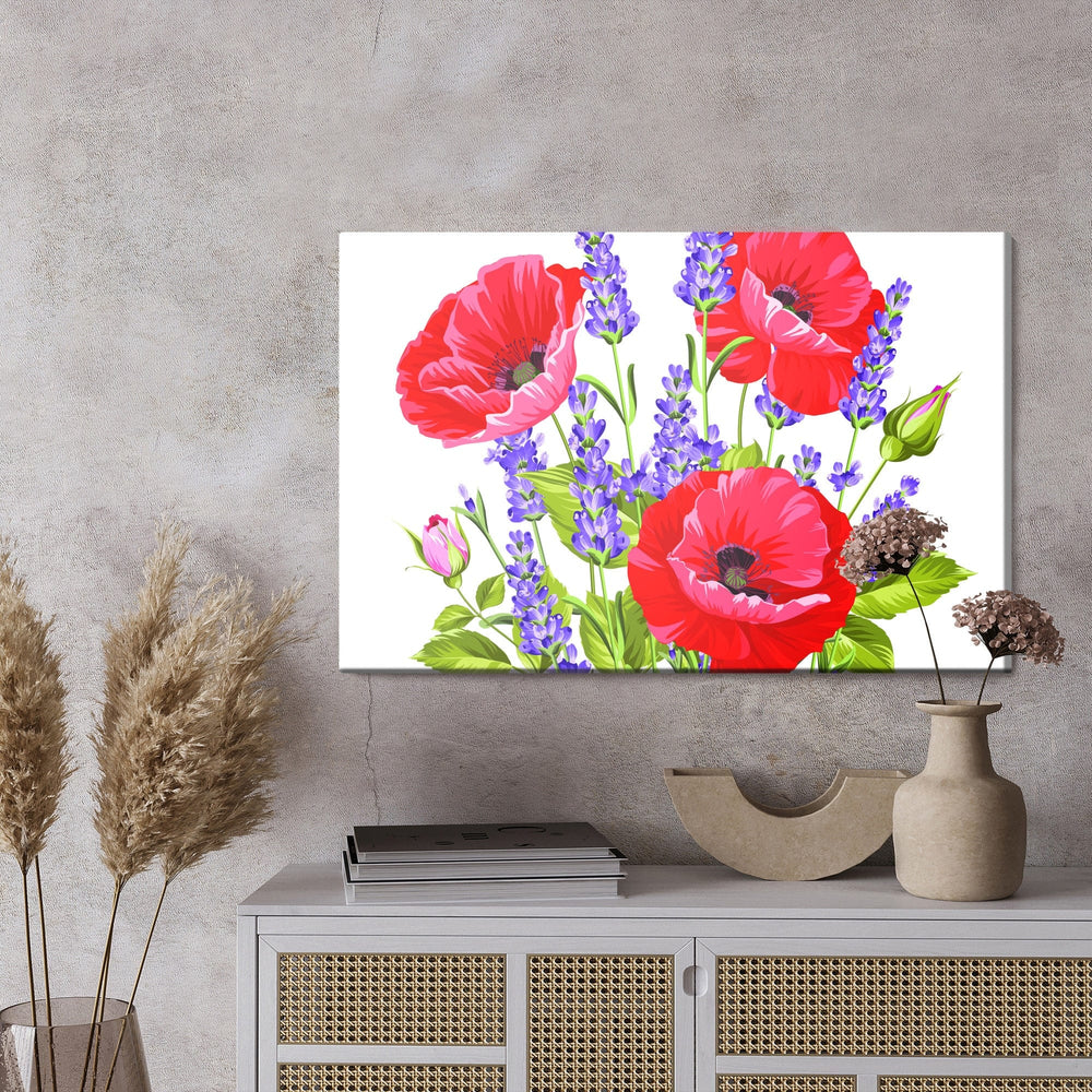 Kanva - Magones un lavandas pušķis, N-1506 X-ART