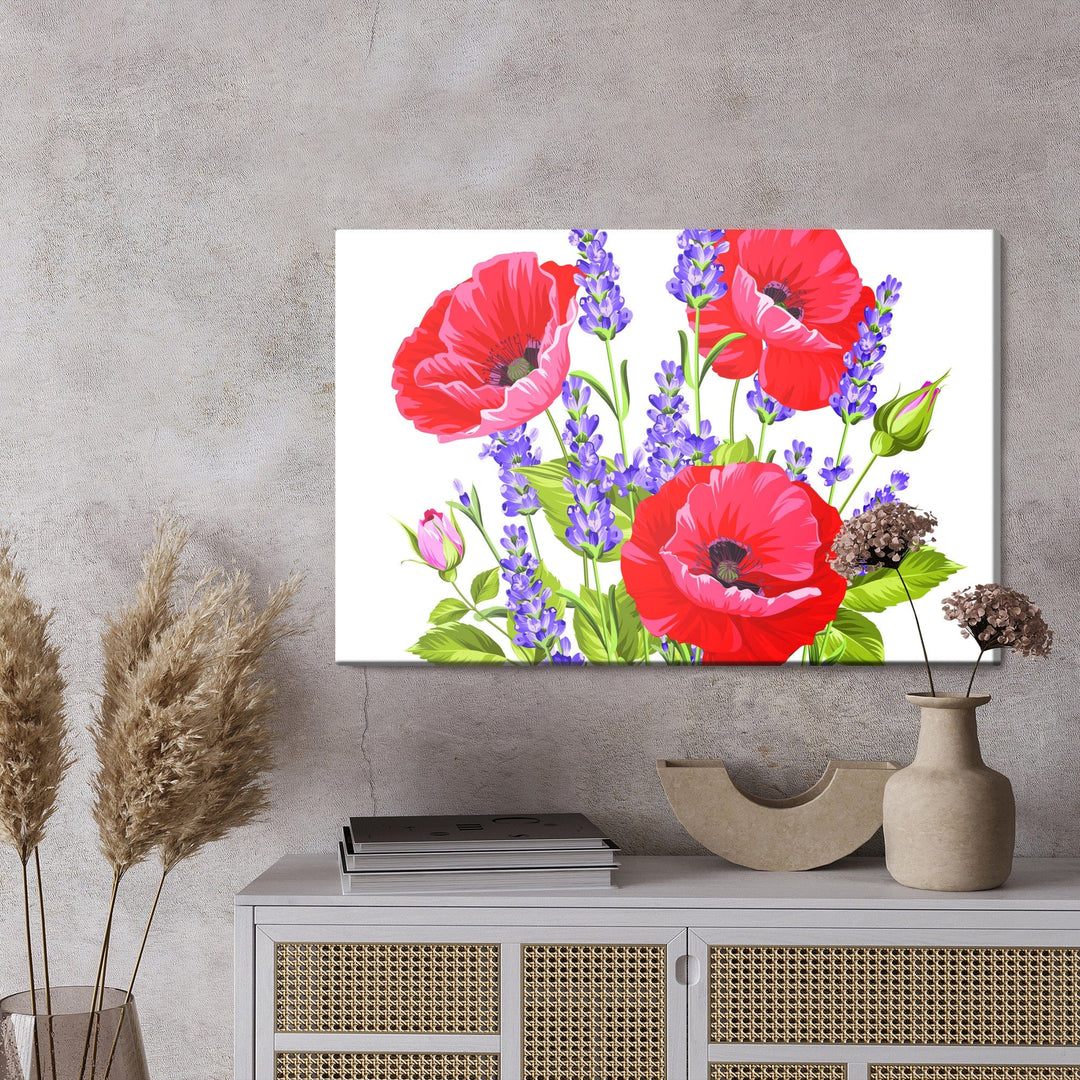 Kanva - Magones un lavandas pušķis, N-1506 X-ART