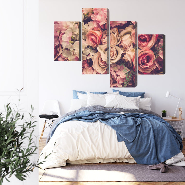 Kanva - Maigi krāsaini ziedi, N-4062 X-ART