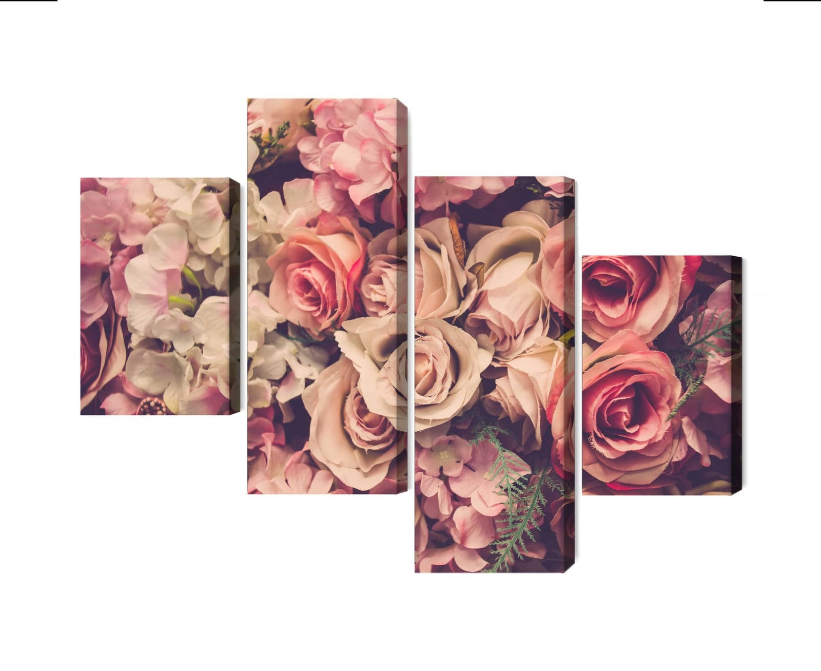 Kanva - Maigi krāsaini ziedi, N-4062 X-ART