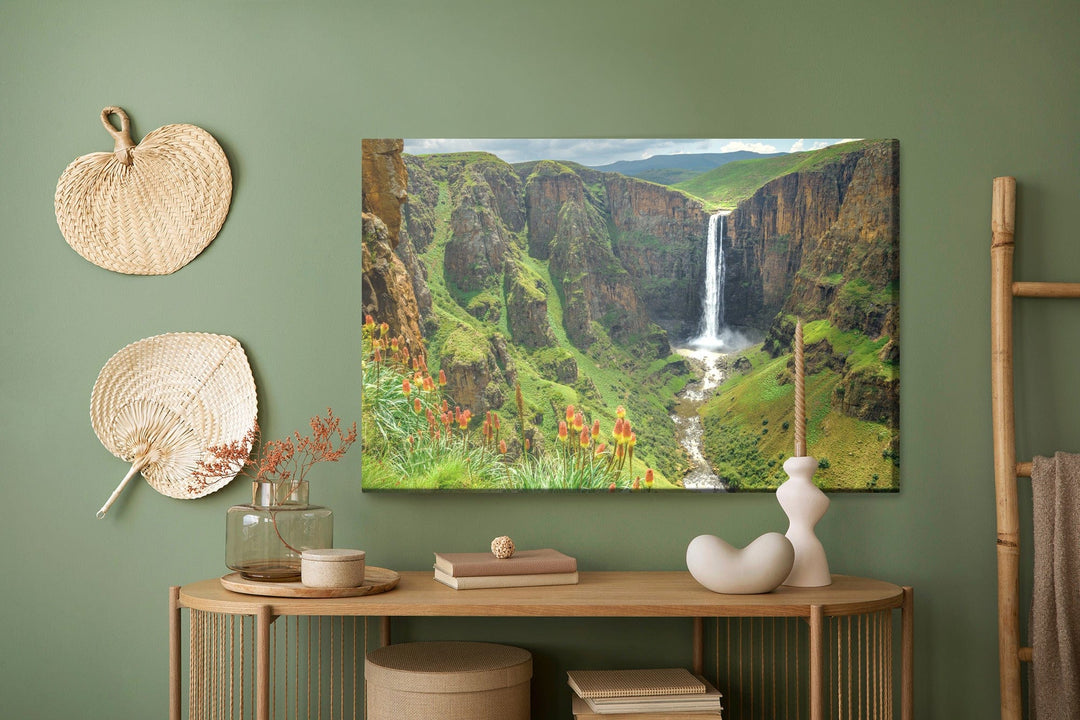 Kanva - Majestātisks ūdenskritums Lesoto, N-1562 X-ART