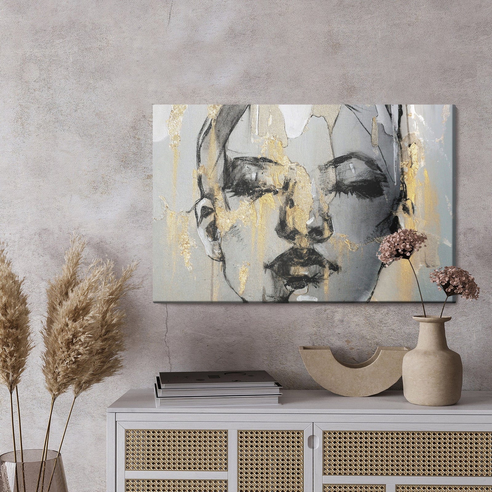 Kanva - Māksliniecisks sievietes portrets, N-1162 X-ART