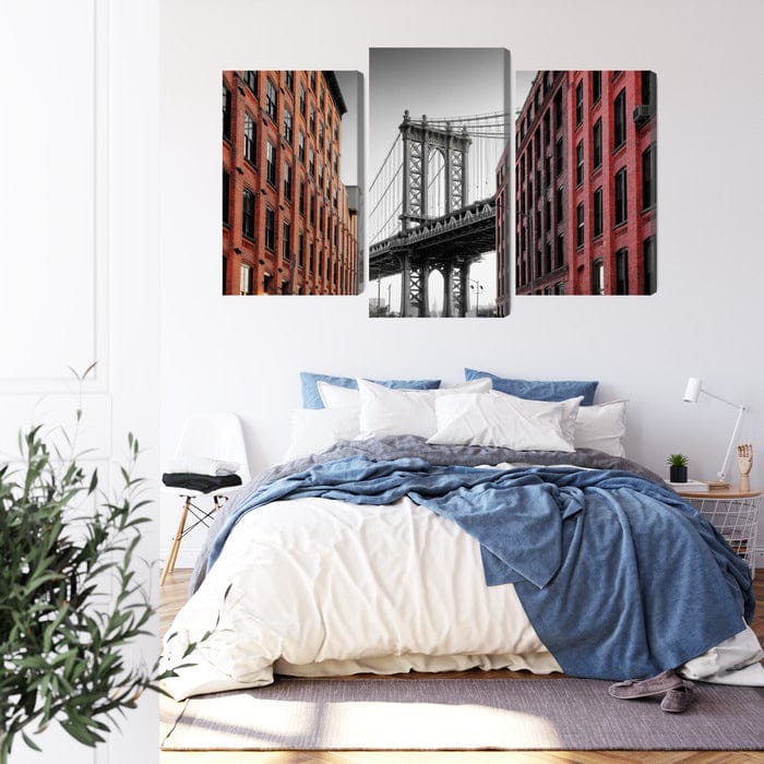 Kanva - Manhattan tilts, skats no Vašingtonas ielas, N-2225 X-ART