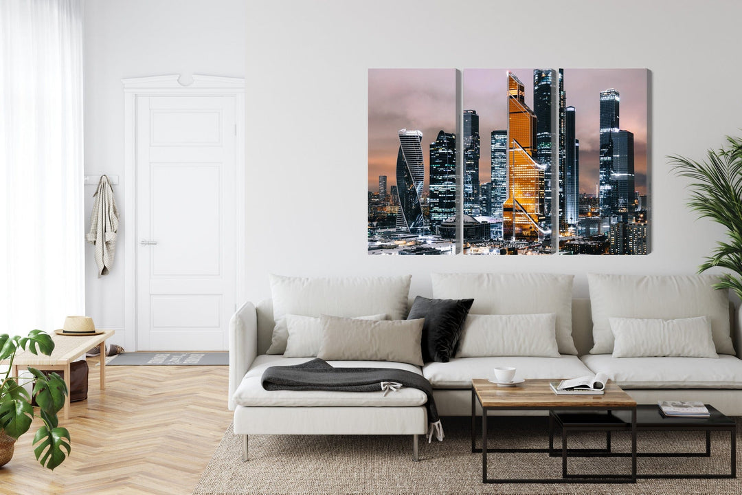 Kanva: Maskavas panorāma, melna/taupe X-ART