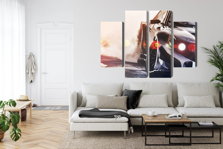 Kanva - Melna driftējoša automašīna, N-3495 X-ART