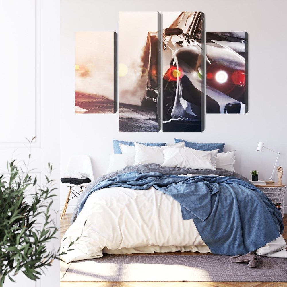 Kanva - Melna driftējoša automašīna, N-3495 X-ART