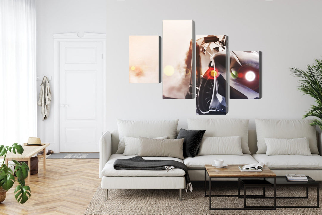 Kanva - Melna driftējoša automašīna, N-3496 X-ART