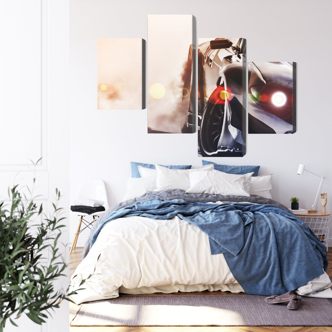 Kanva - Melna driftējoša automašīna, N-3496 X-ART