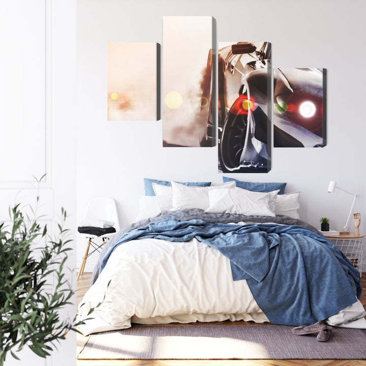 Kanva - Melna driftējoša automašīna, N-3496 X-ART