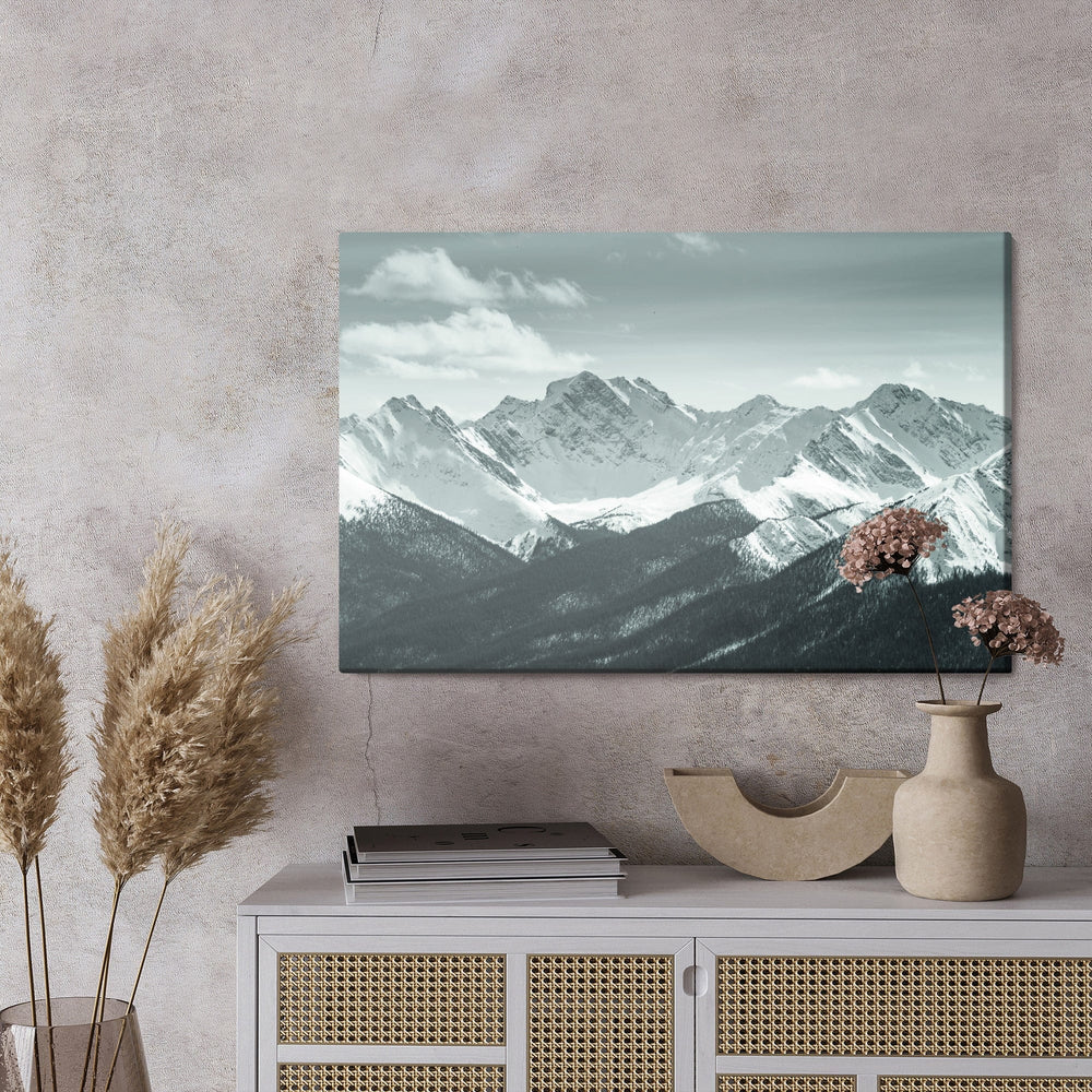 Kanva - Melnbaltā kalnu ainava, N-1052 X-ART