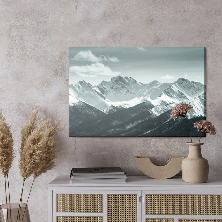 Kanva - Melnbaltā kalnu ainava, N-1052 X-ART