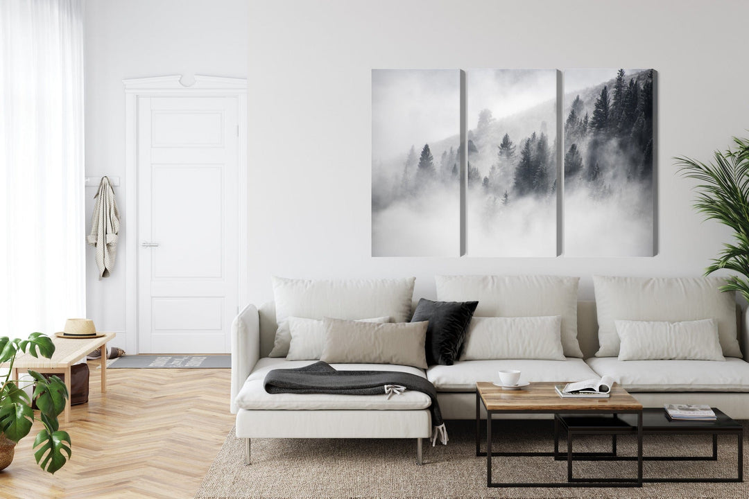 Kanva - Mežs ir apklāts ar miglu, N-1934 X-ART