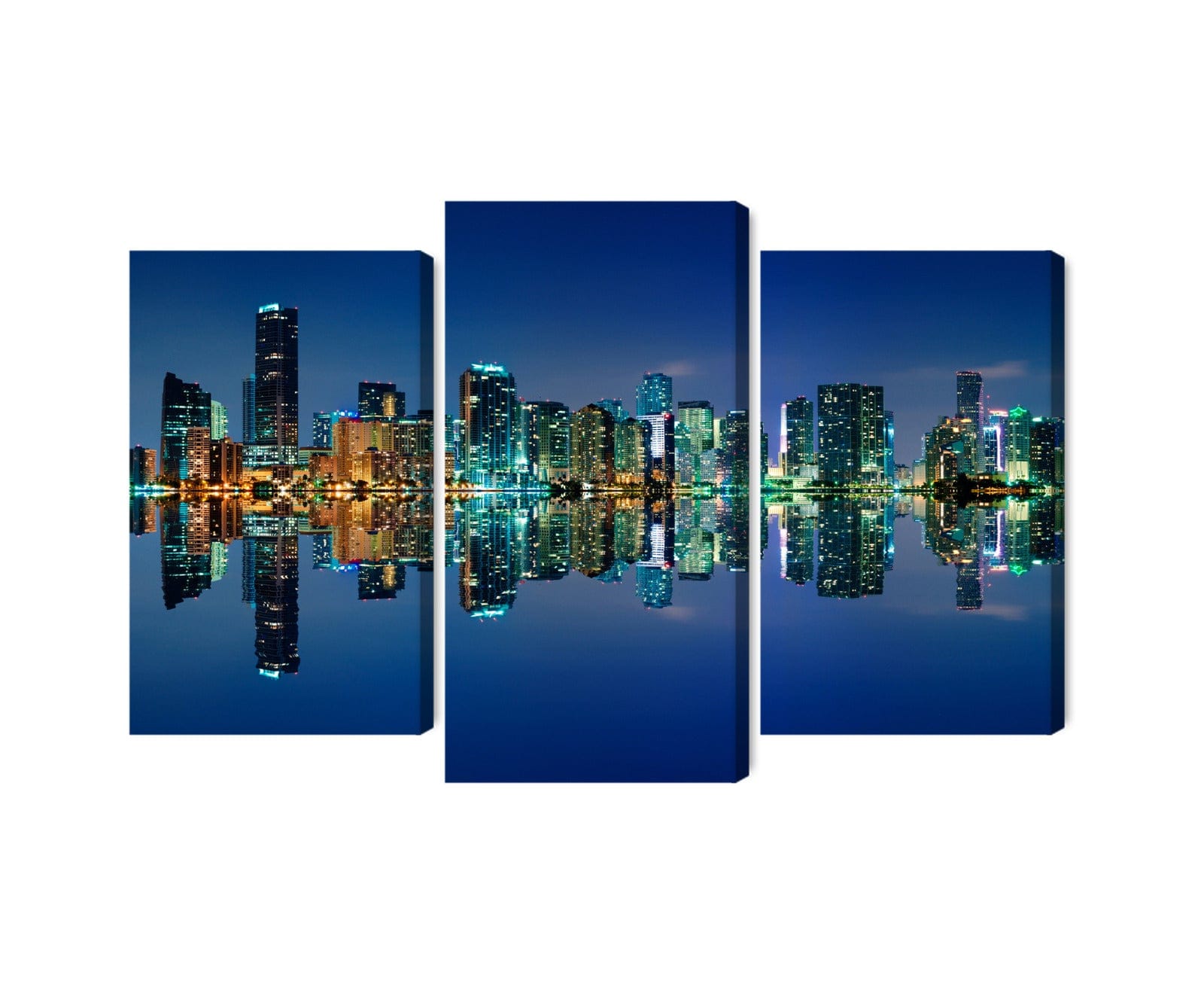 Kanva - Miami panorāma naktī, N-2341 X-ART
