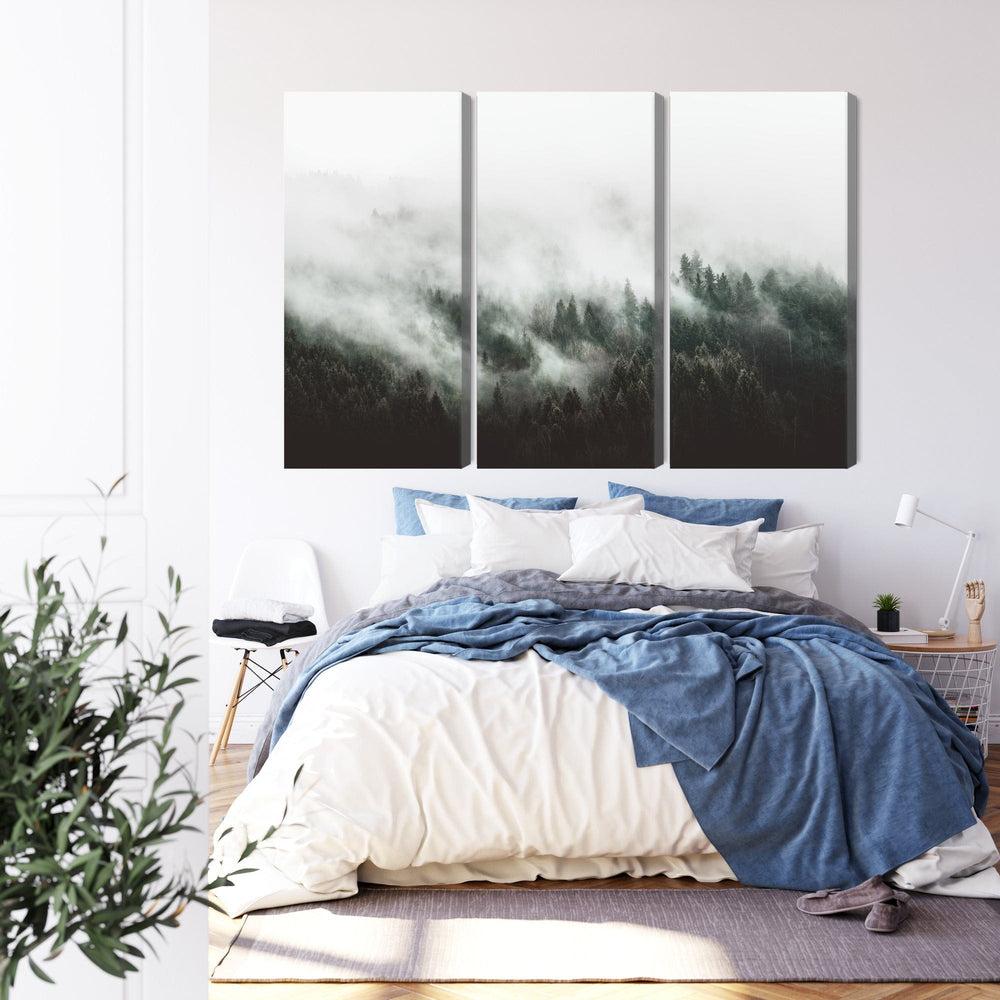 Kanva - Miglaina meža ainava, N-1894 X-ART