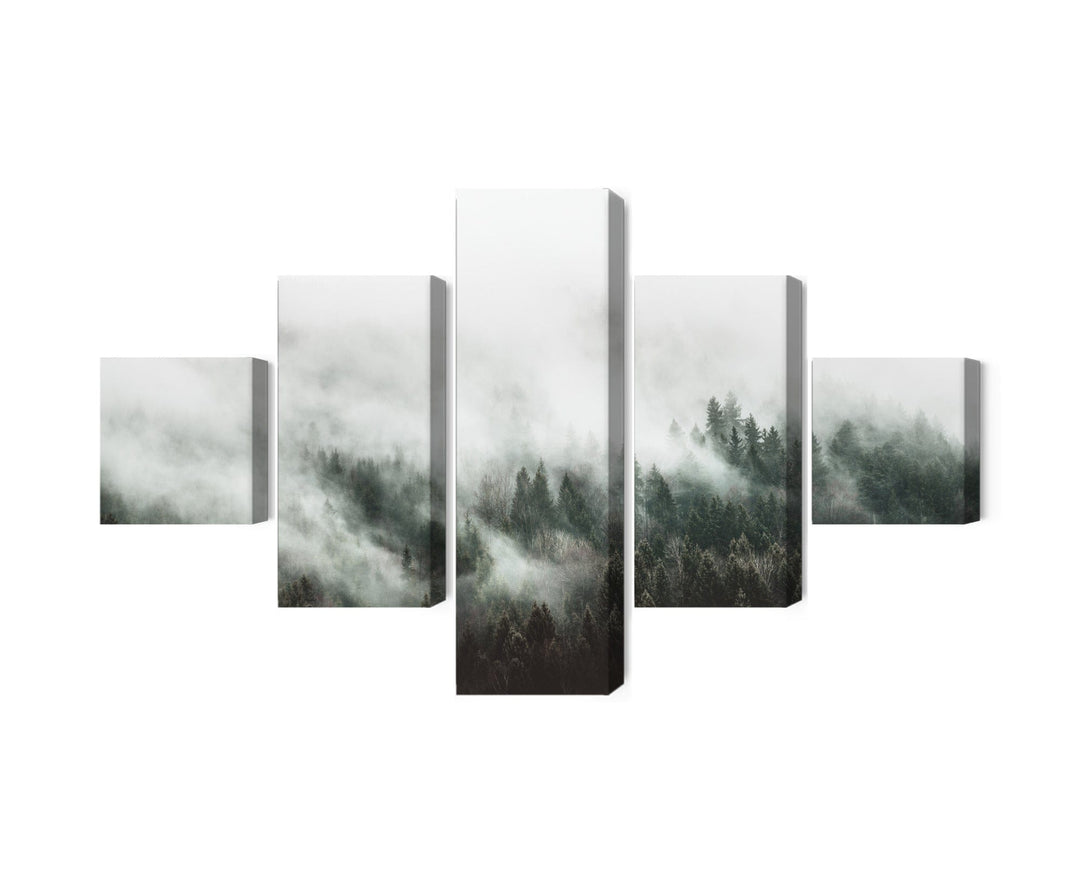 Kanva - Miglaina meža ainava, N-1898 X-ART