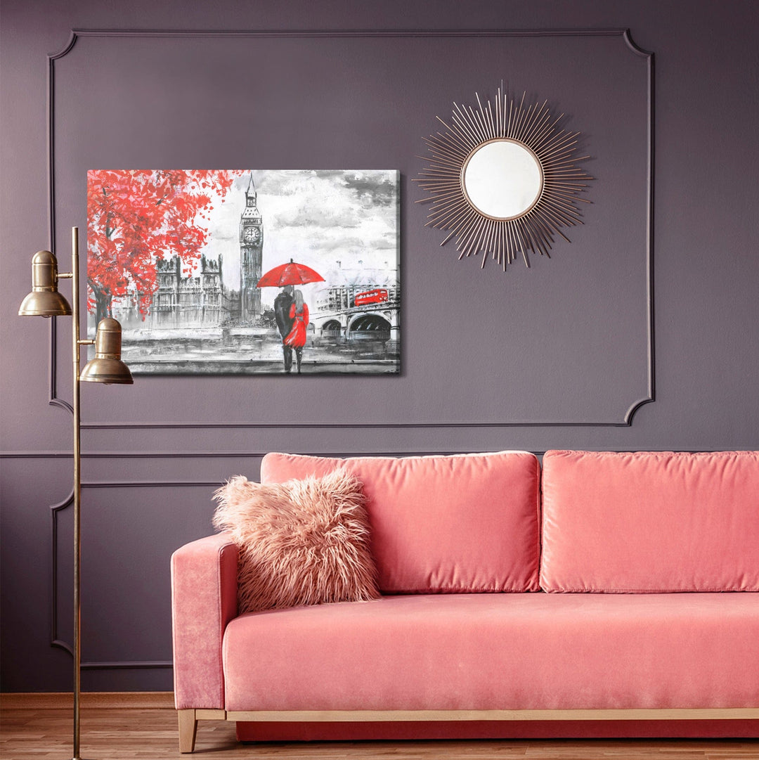 Kanva - Mīlētāji, kas apbrīno Londonu, N-1293 X-ART