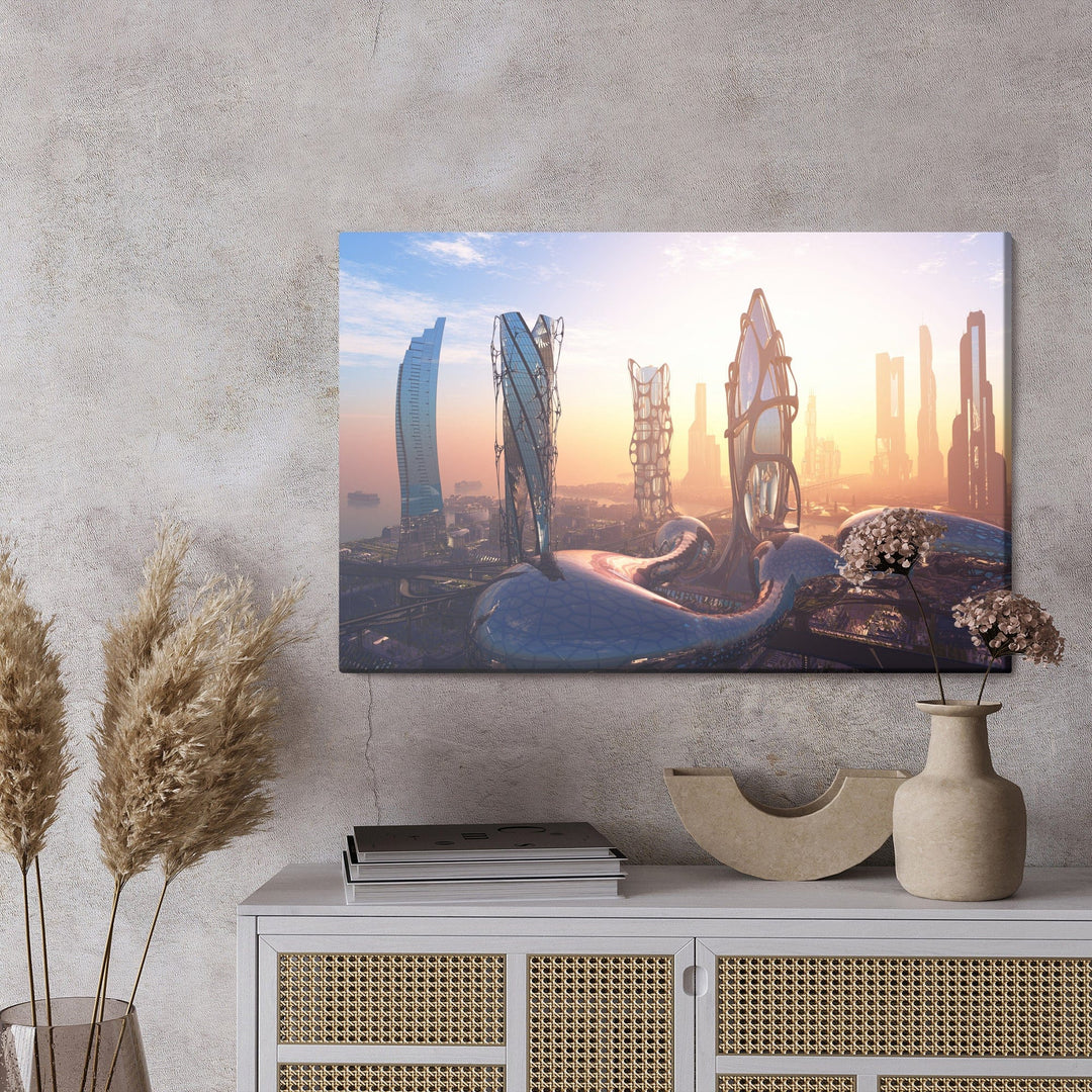 Kanva - Modernisma arhitektūra X-ART