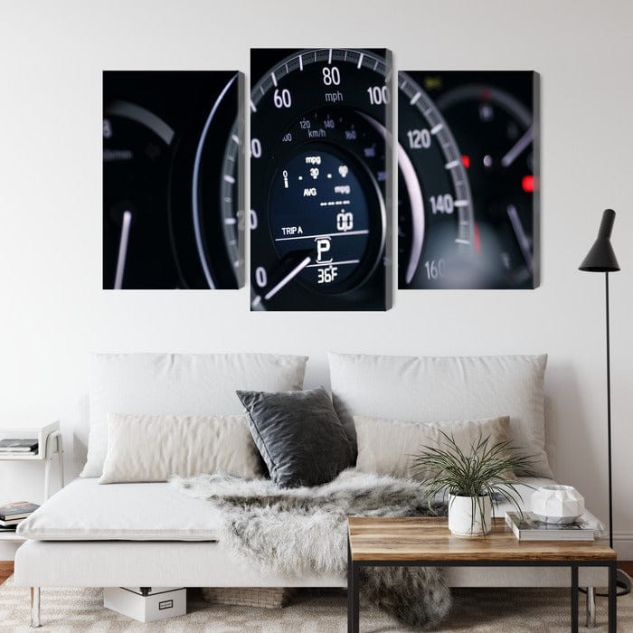 Kanva - Mūsdienīga automašīnas spidometra, N-3153 X-ART