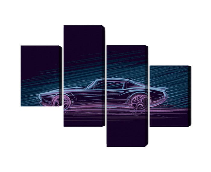 Kanva - Neona muskuļauto, N-3445 X-ART