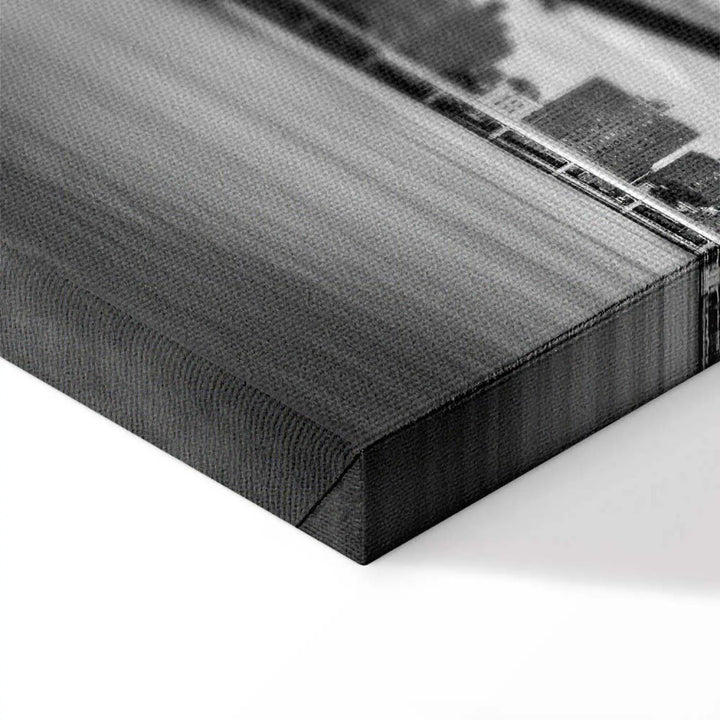 Kanva - Ņujorka: stilīga pilsēta, melnbalta panorama, 96050 ART XL