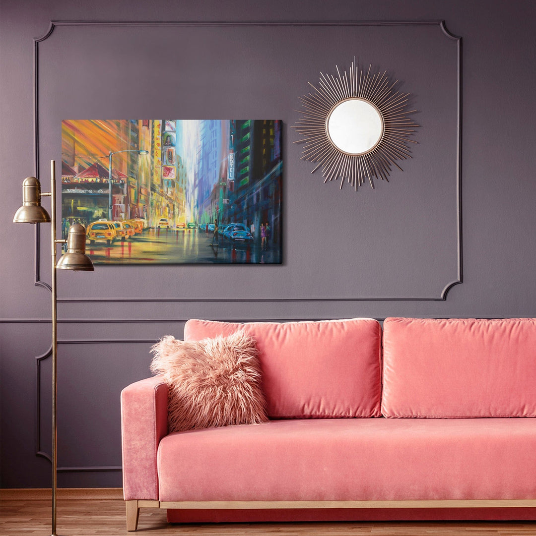 Kanva - Ņujorkas centrs, gluži kā uzgleznot, N-1393 X-ART