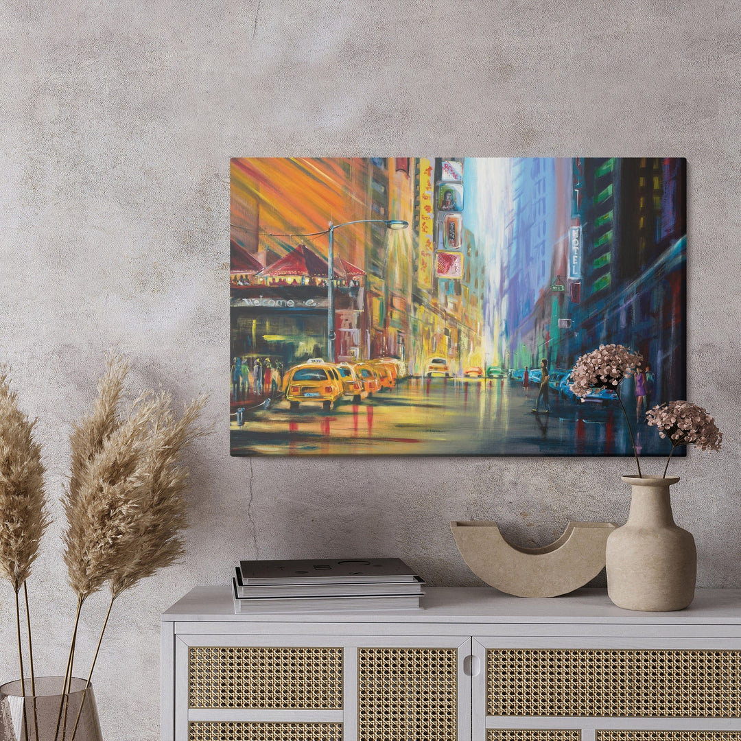 Kanva - Ņujorkas centrs, gluži kā uzgleznot, N-1393 X-ART