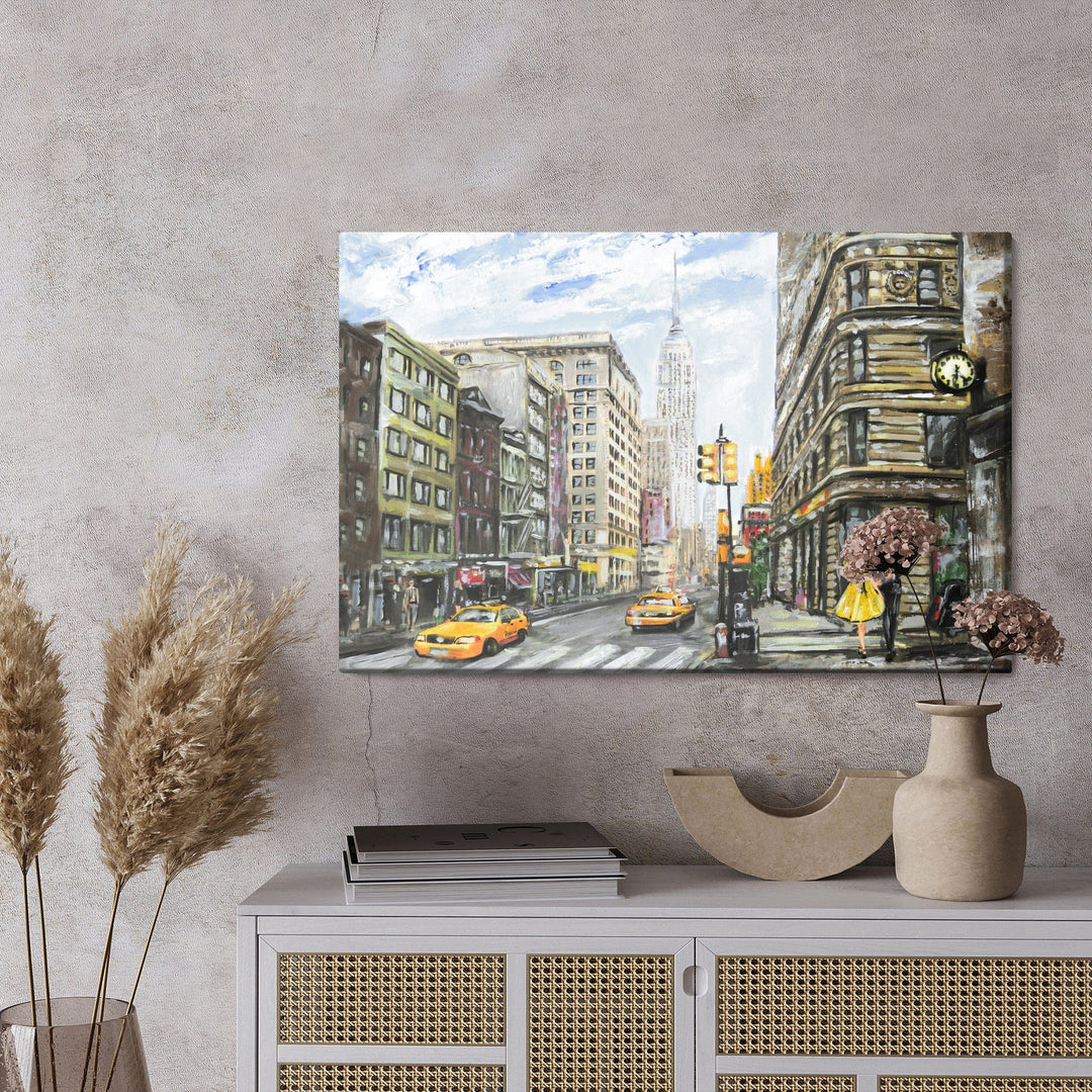 Kanva - Ņujorkas iela, gluži kā uzgleznota, N-1401 X-ART