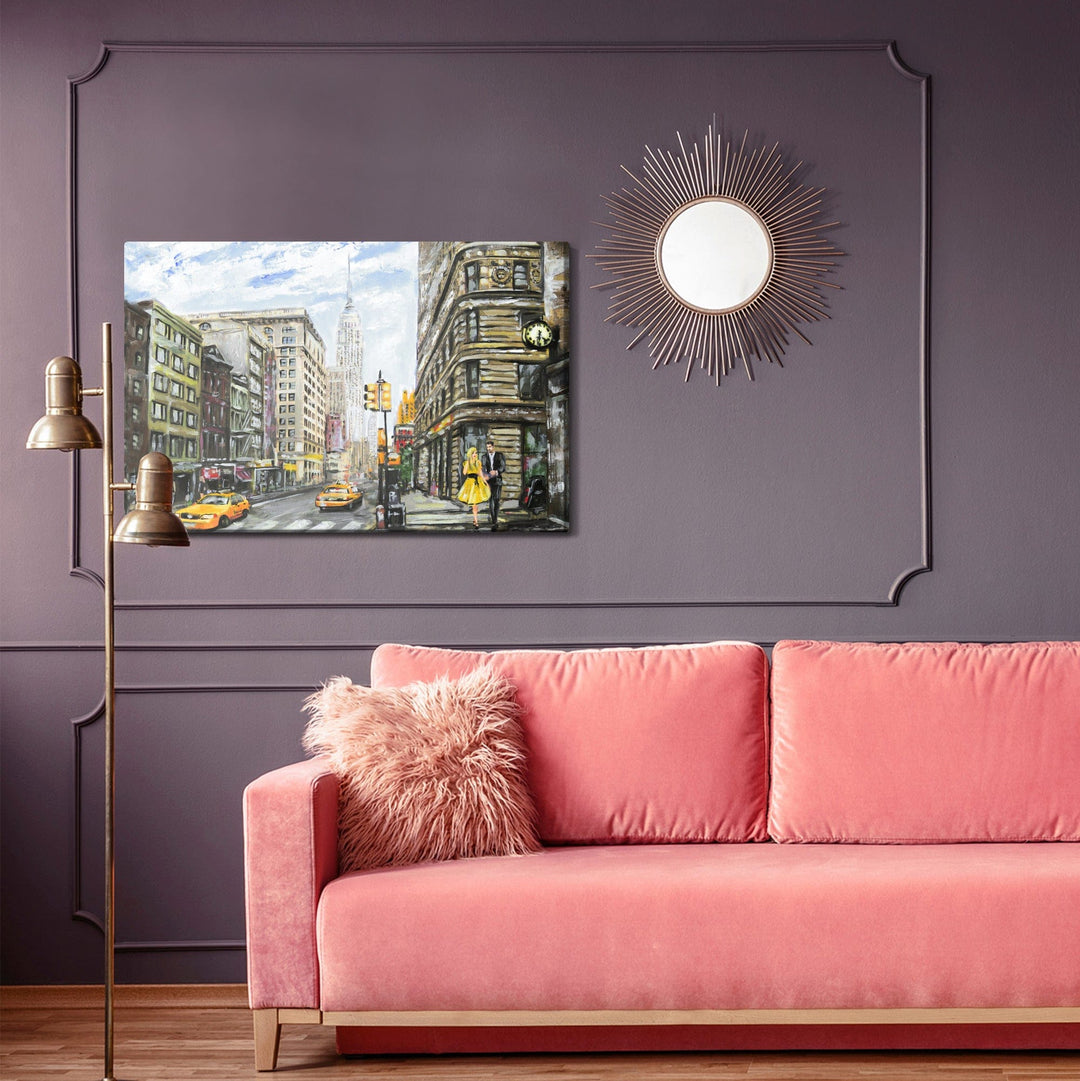 Kanva - Ņujorkas iela, gluži kā uzgleznota, N-1401 X-ART