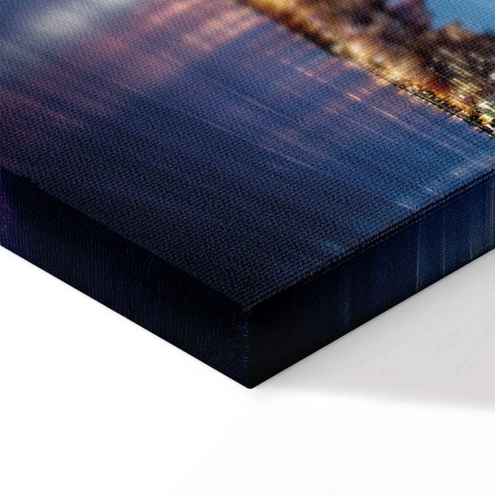 Kanva - Ņujorkas nakts panorama, tumši zilā krāsā, 98097 ART XL