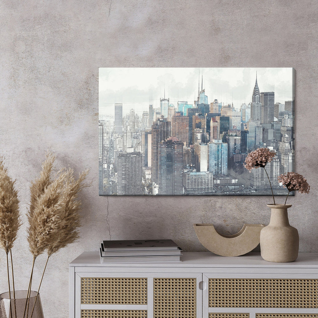 Kanva - Ņujorkas pilsētas panorāma, N-118 X-ART