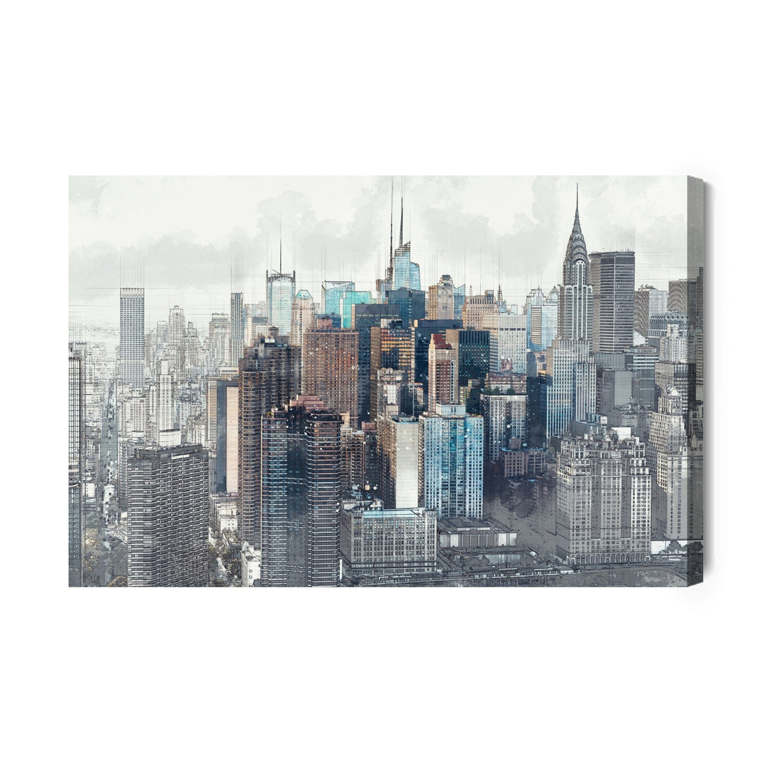 Kanva - Ņujorkas pilsētas panorāma, N-118 X-ART