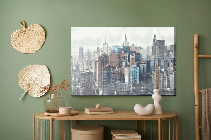 Kanva - Ņujorkas pilsētas panorāma, N-118 X-ART