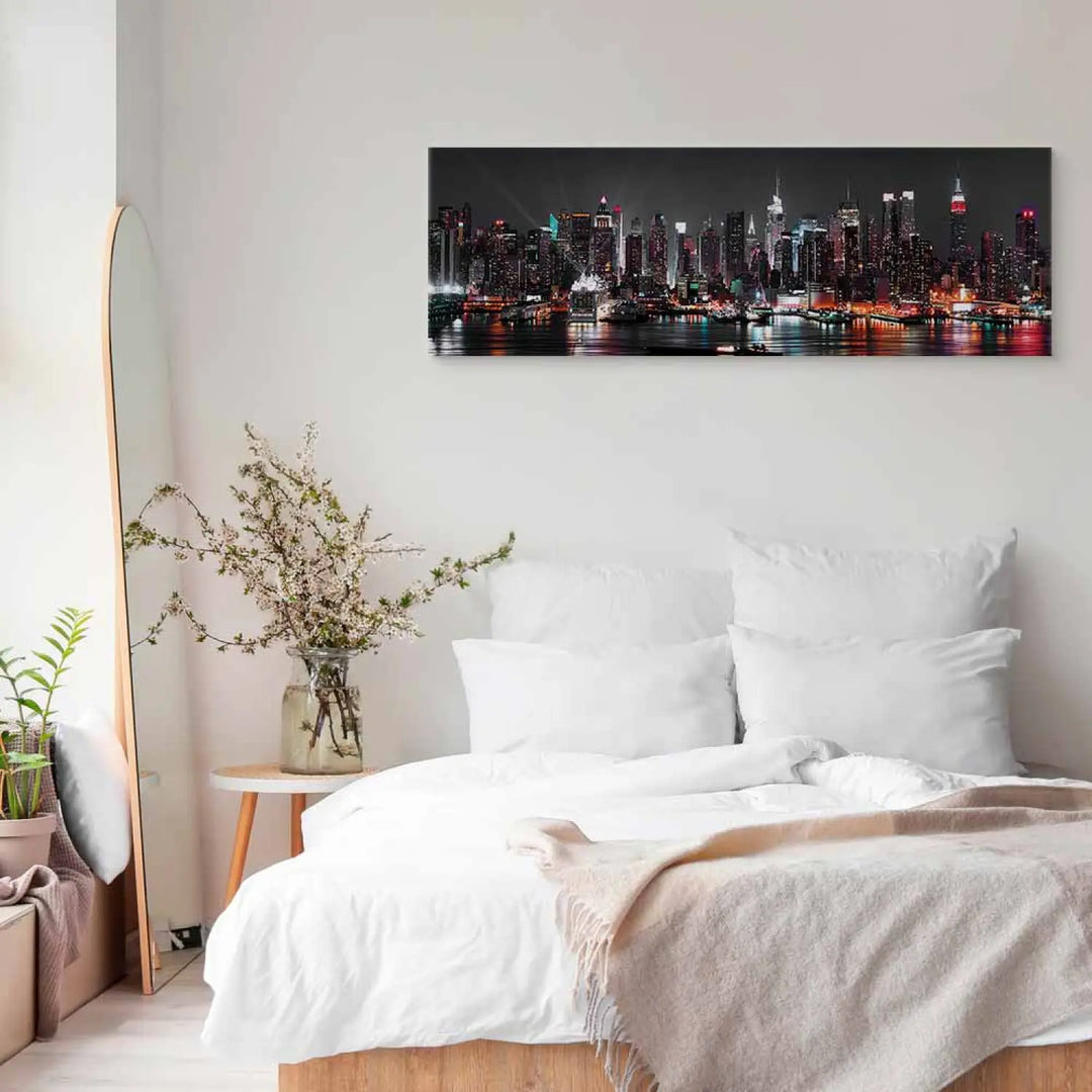 Kanva - Ņujorkas sapnis - Ņujorkas panorama tumši pelēkā , 94068 ART XL