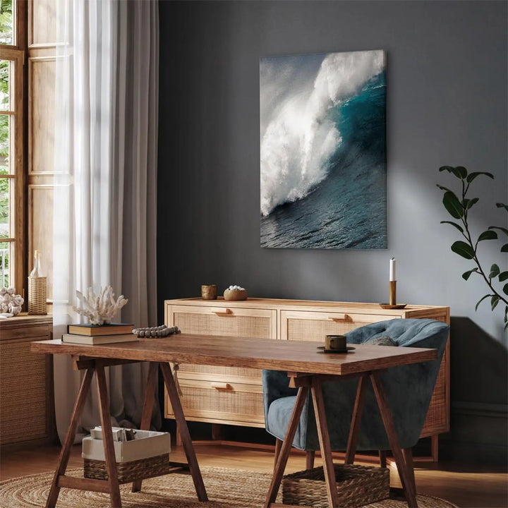 Canvas-taulut - Meren aalto - sininen, 117267