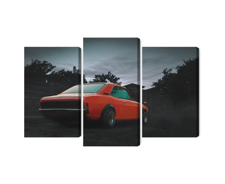 Kanva - Oranža retro automašīna, N-3408 X-ART