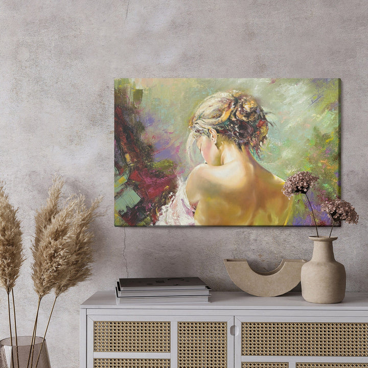 Kanva - Pārdomu pilnas sievietes portrets, N-894 X-ART