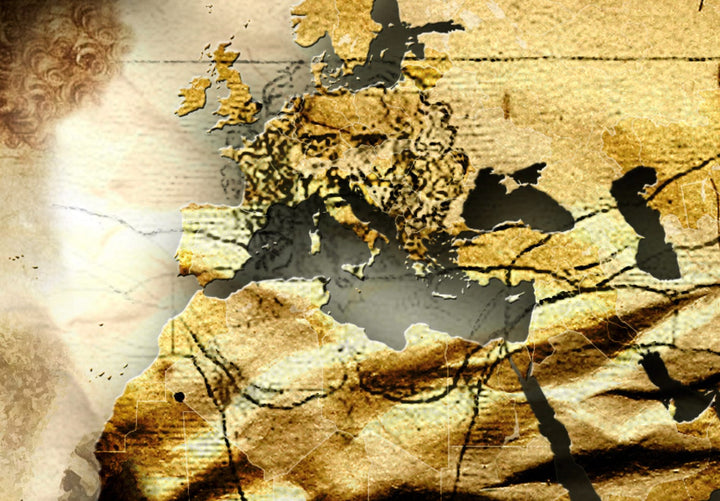 Glezna – Pasaules karte Leonardo da Vinči stilā, (x1), 92621 G-ART.
