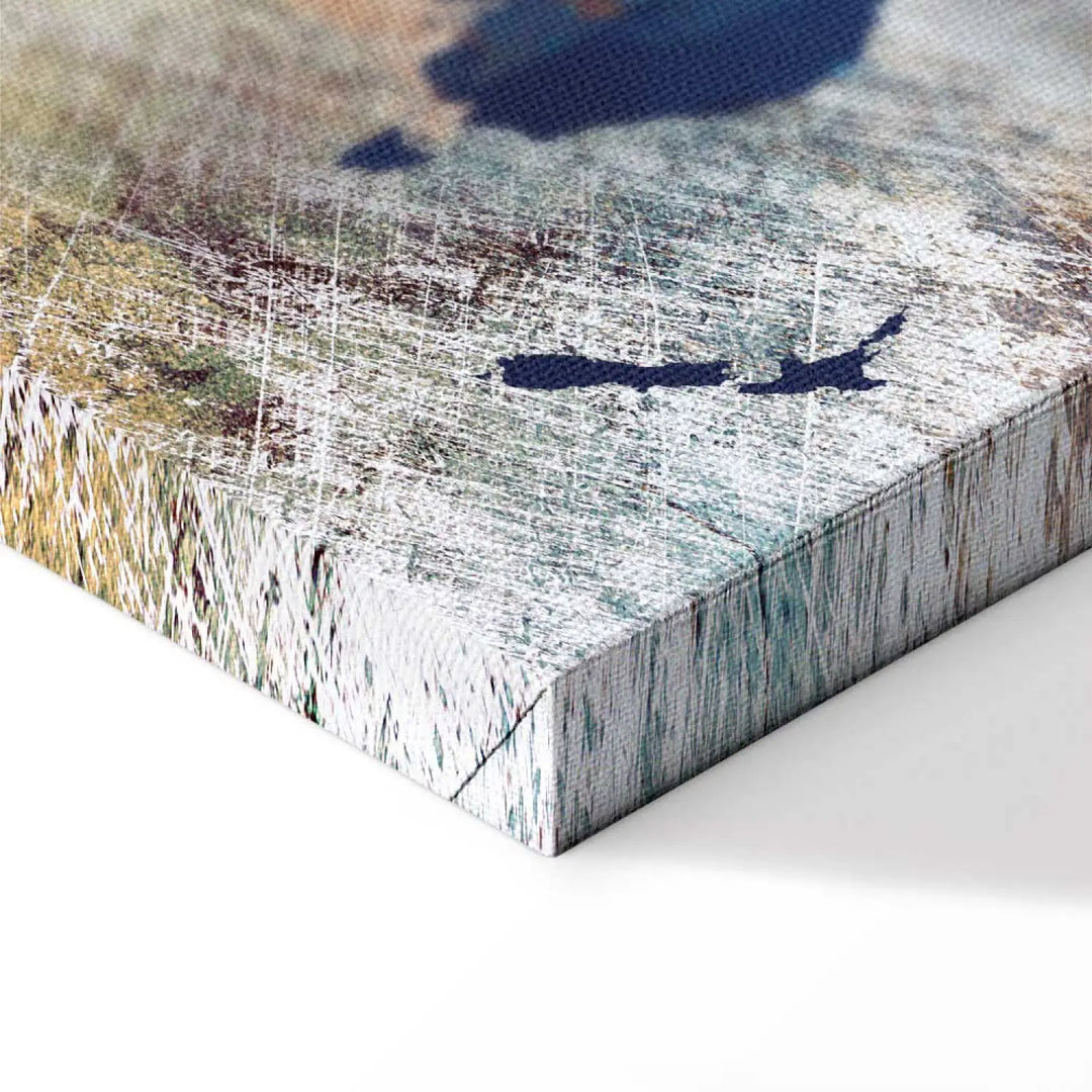 Kanva - Astrakta pasaules kartes: Mūsdienu stils, (x3), 160624 ART XL