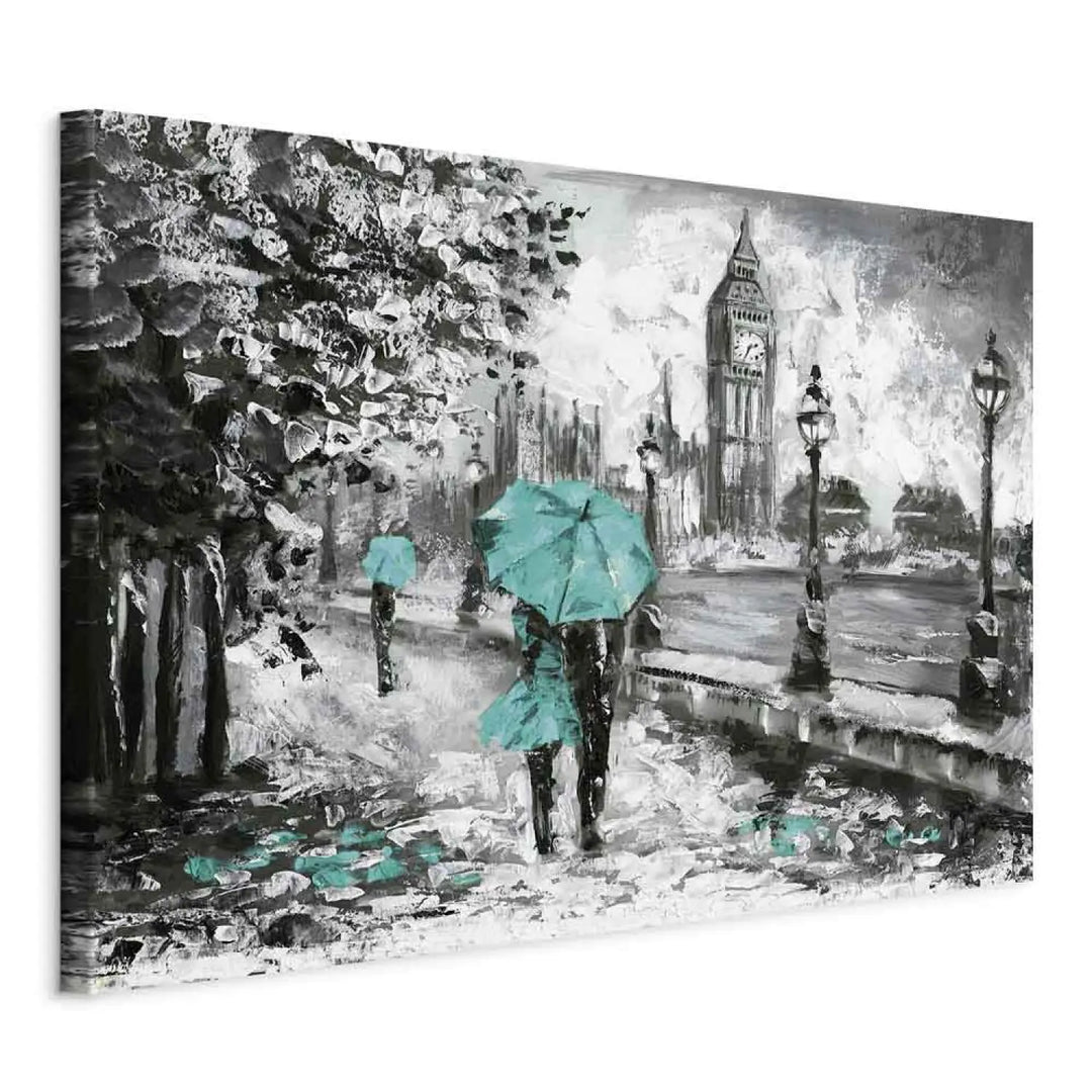Glezna - Pastaiga pa Londonu (x 1), tirkīza ART XL
