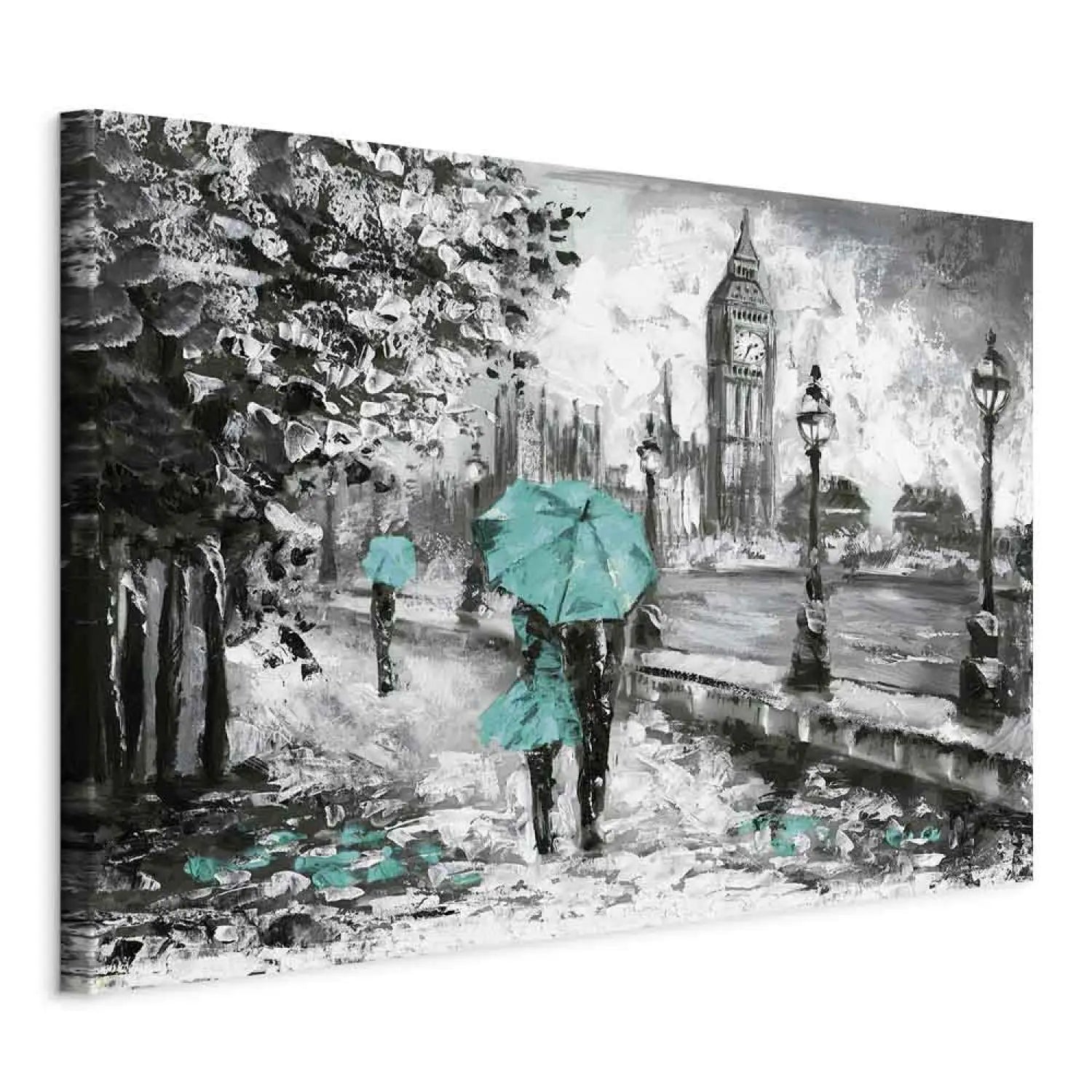 Glezna - Pastaiga pa Londonu (x 1), tirkīza ART XL