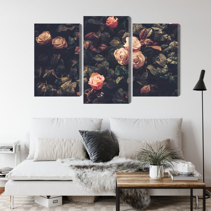 Kanva - Pastelkrāsas rozes vintāžas stilā, N-4033 X-ART