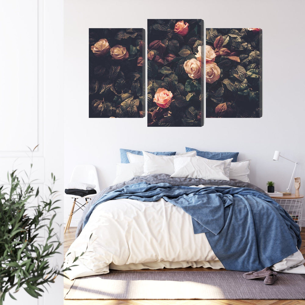 Kanva - Pastelkrāsas rozes vintāžas stilā, N-4033 X-ART