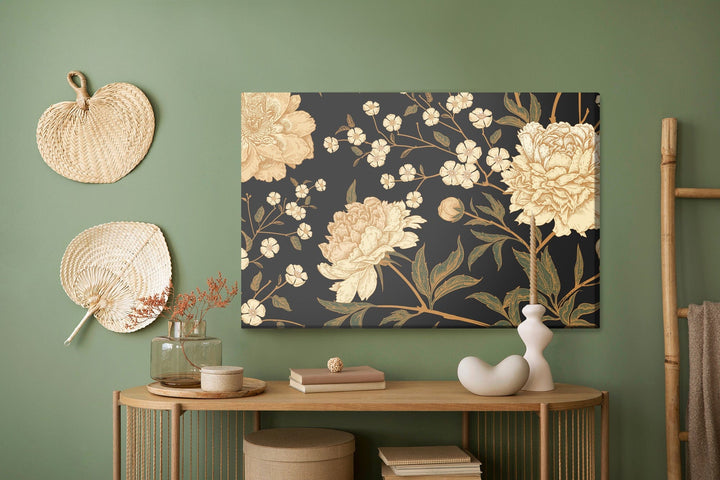 Kanva - Peonijas ar kātiem X-ART