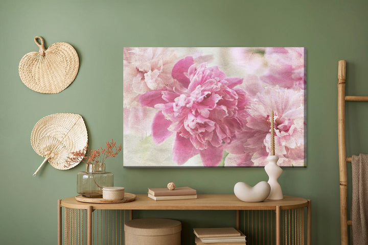 Kanva - Peonijas retro stilā, N-290 X-ART