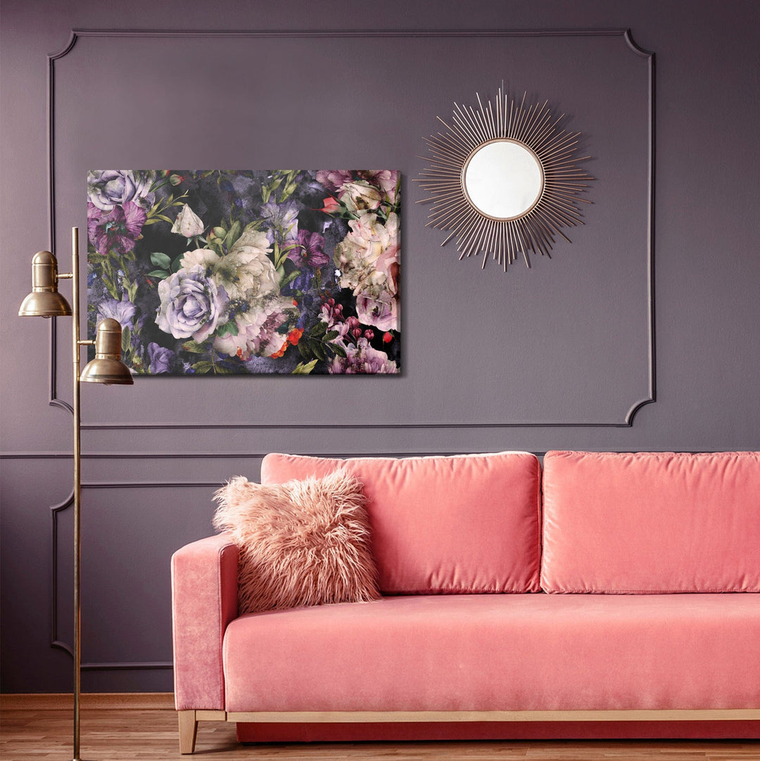 Kanva - Peoniju rozes akvareļos, N-291 X-ART