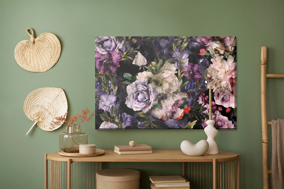 Kanva - Peoniju rozes akvareļos, N-291 X-ART